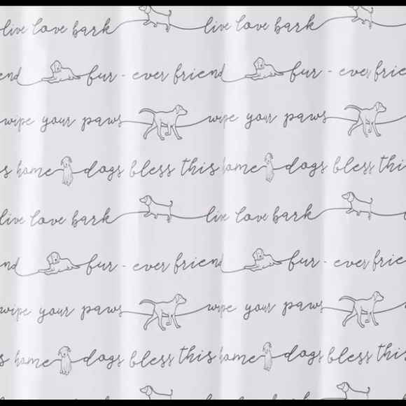 SKL Home “Fur Ever Friends” Shower Curtain - Picture 2 of 8